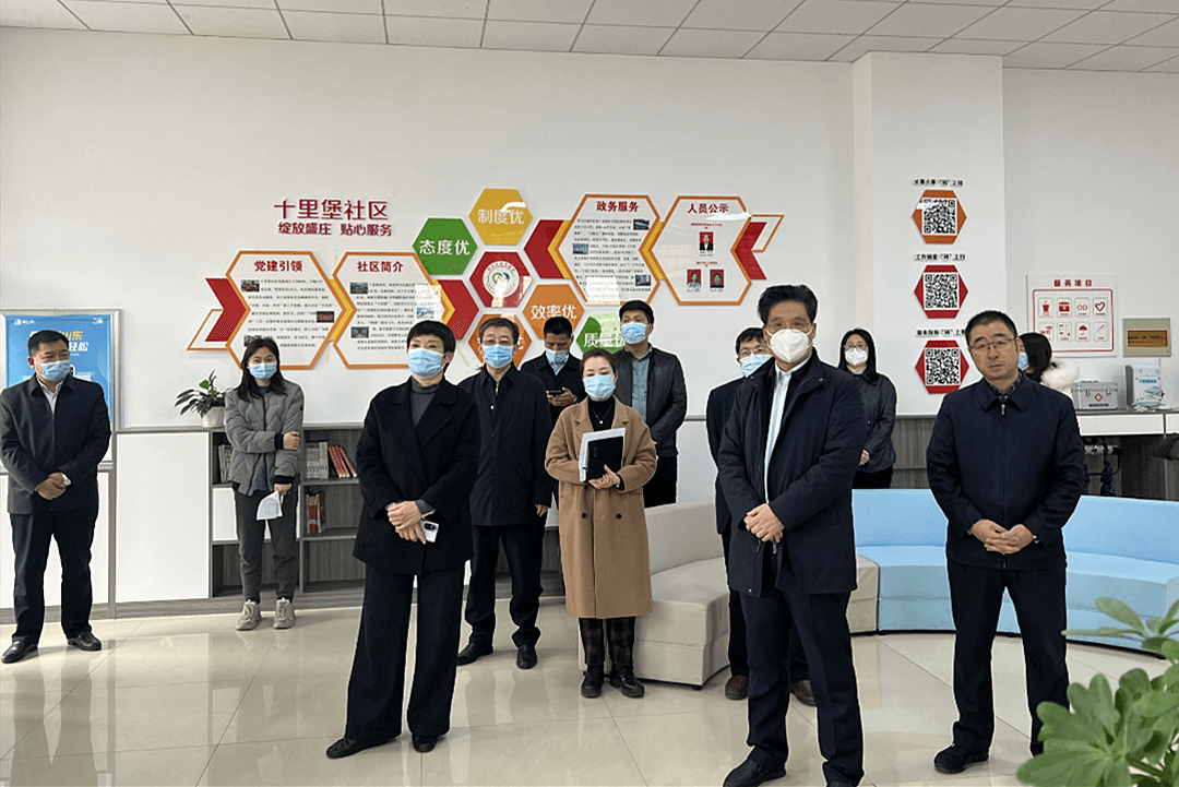 全市四级政务服务体系建设工作现场推进会议督导组到罗庄观摩